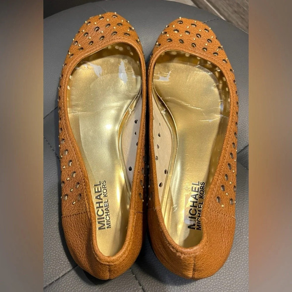 Michael MK flat brown shoes size 9 - Picture 3 of 12